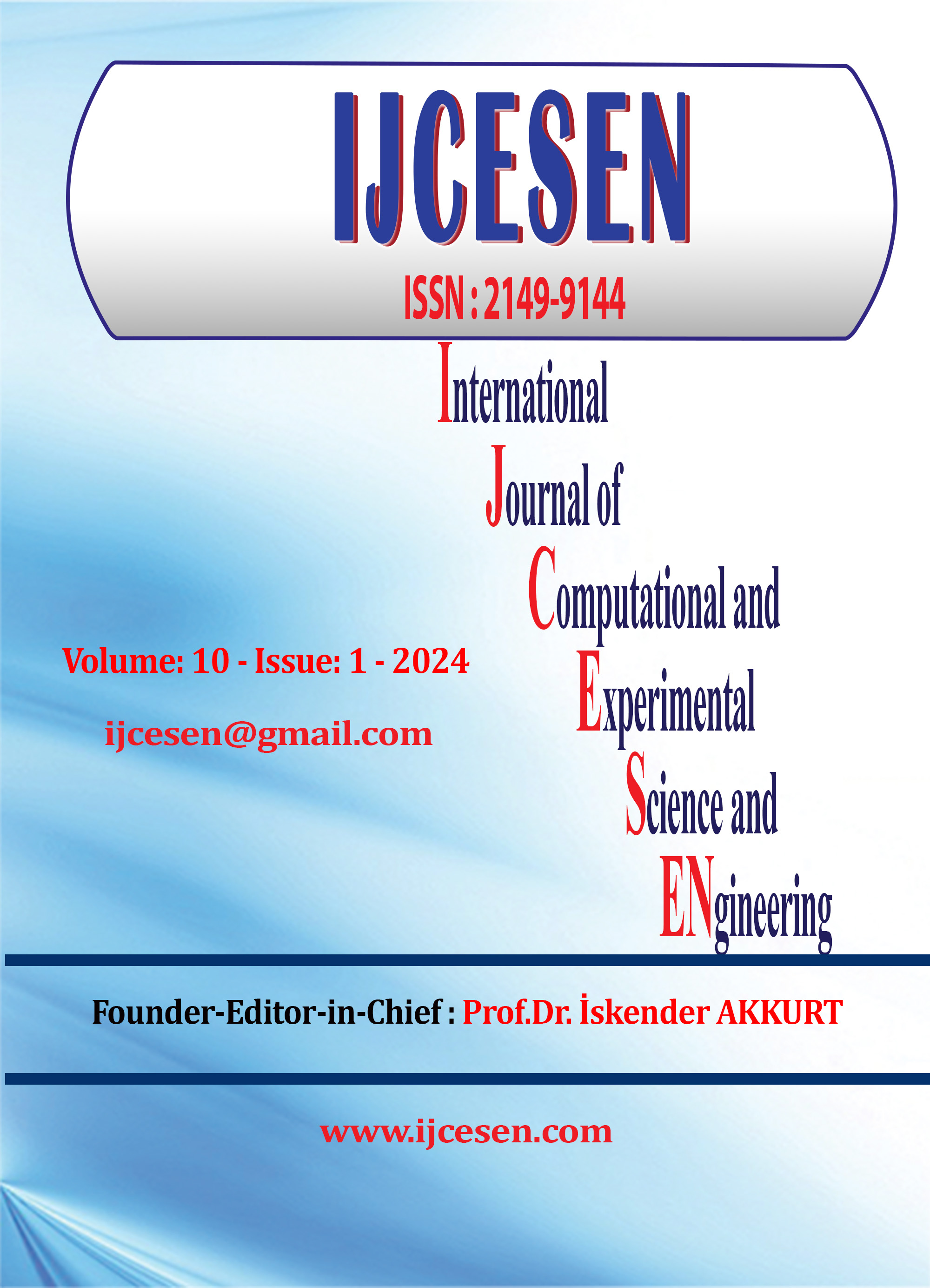 					View Vol. 10 No. 1 (2024): IJCESEN
				